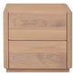 GATSBY WHITE CEDAR (MINDI WOOD) 2 DRAWER BEDSIDE TABLE NATURAL - MyChocolateWood
