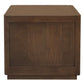 Gatsby Solid Mindi Timber 2-Drawer Bedside Table in Walnut - Chocolate Wood