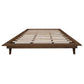 GATSBY WHITE CEDAR PLATFORM BED, QUEEN WALNUT - MyChocolateWood