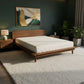 GATSBY WHITE CEDAR PLATFORM BED, QUEEN WALNUT - MyChocolateWood