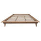 GATSBY WHITE CEDAR QUEEN PLATFORM BED NATURAL - MyChocolateWood