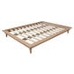GATSBY WHITE CEDAR QUEEN PLATFORM BED NATURAL - MyChocolateWood