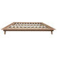 GATSBY WHITE CEDAR QUEEN PLATFORM BED NATURAL - MyChocolateWood