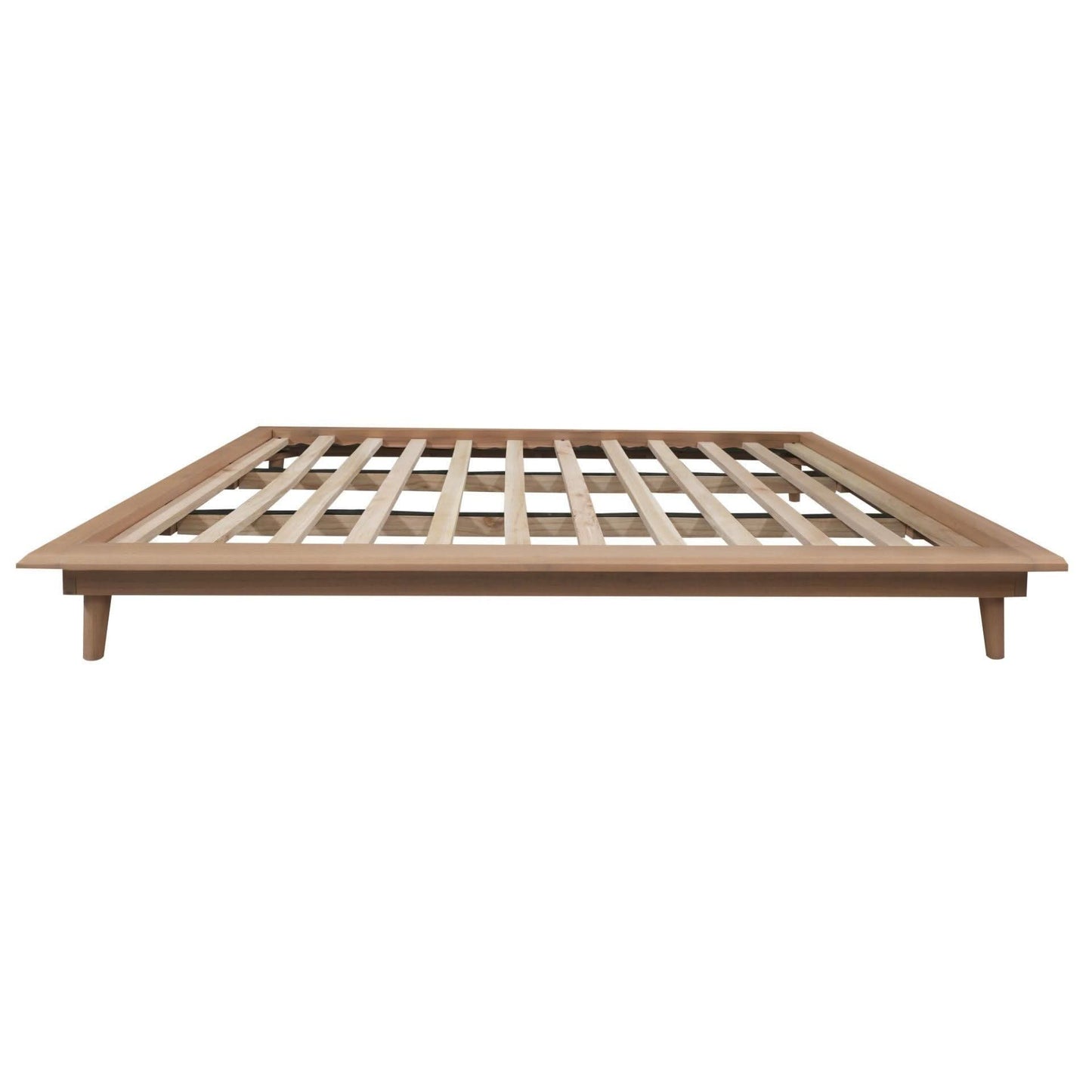 GATSBY WHITE CEDAR QUEEN PLATFORM BED NATURAL - MyChocolateWood