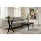 Gatsby Solid Mindi Timber Small Round Side Table / Lamp Table in Black - Chocolate Wood