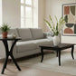 GATSBY WHITE CEDAR SMALL ROUND SIDE TABLE/LAMP TABLE BLACK - MyChocolateWood