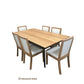 GEMMA SOLID TASSIE OAK DINING CHAIR IN CLEAR LACQUER - MyChocolateWood