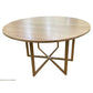 GETANO ROUND BAR TABLE IN SOLID TASSIE OAK CLEAR LACQUER - 150CM DIAMETER - MyChocolateWood