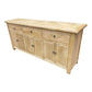 GIBRALTAR 3-DRAWER 6-DOOR SIDEBOARD / BUFFET - CRAFTED FROM RECYCLED ELM - MyChocolateWood