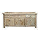 GIBRALTAR 3-DRAWER 6-DOOR SIDEBOARD / BUFFET - CRAFTED FROM RECYCLED ELM - MyChocolateWood