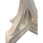 Gibraltar Hampton Style Round Herringbone Parquetry Dining Table 150cm with Light White Distressed Legs - Chocolate Wood