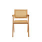 GLENDA TIMBER/ RATTAN CHAIR HAMPTON LOUNGE CHAIR IN NATURAL - MyChocolateWood