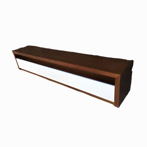 GLENFIELD 3 DRAWER TASSIE OAK TV/ENTERTAINMENT UNIT - MyChocolateWood