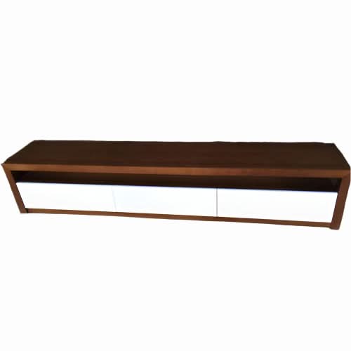 GLENFIELD 3 DRAWER TASSIE OAK TV/ENTERTAINMENT UNIT - MyChocolateWood