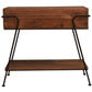 GLENMORE RECYCLED TIMBER CONSOLE TABLE/HALL TABLE WITH STORAGE - MyChocolateWood