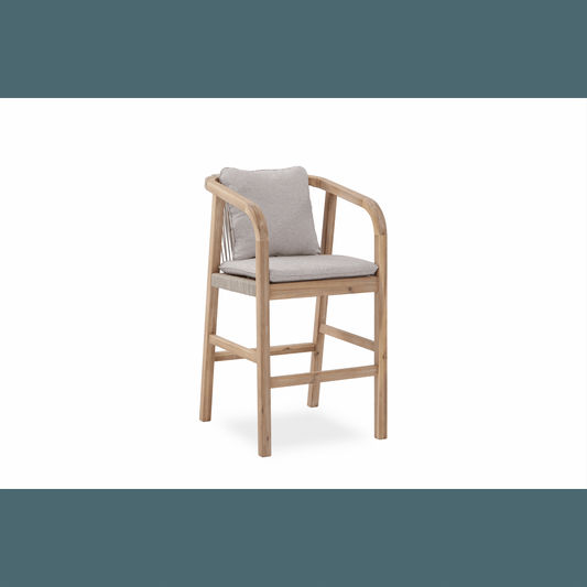 GLOSTER ACACIA WOOD & ROPE 5 - PIECE BAR SETTING