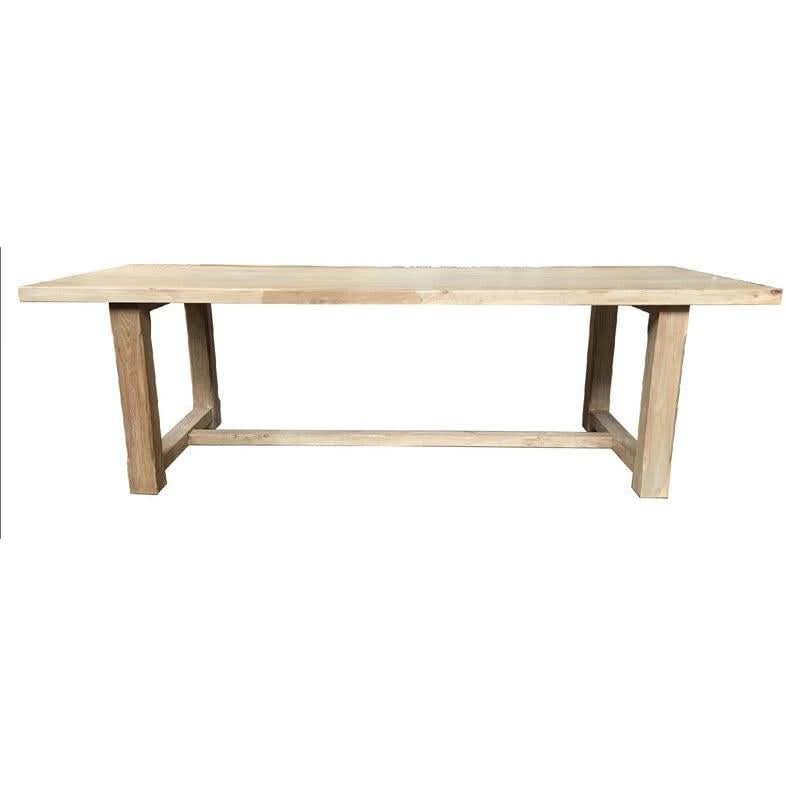 GODFREY RECYCLED ELM  TIMBER  RUSTIC DINING TABLE  300 CM - MyChocolateWood