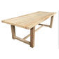 GODFREY RECYCLED ELM  TIMBER  RUSTIC DINING TABLE  300 CM - MyChocolateWood