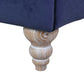 GOTCHA CHESTERFIELD ARMCHAIR IN NAVY VELVET - MyChocolateWood