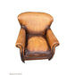 GRACELAND ANTIQUE PREMIUM GRADE LEATHER ARMCHAIR IN CARAMEL - MyChocolateWood