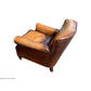 GRACELAND ANTIQUE PREMIUM GRADE LEATHER ARMCHAIR IN CARAMEL - MyChocolateWood