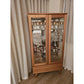 GRANVILLE DISPLAY CABINET IN SOLID TASSIE OAK & A CLEAR LACQUER FINISH - MyChocolateWood
