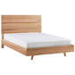 GRANVILLE SOLID TASSIE OAK QUEEN SIZE BED SATIN (SEMI GLOSS) - MyChocolateWood