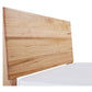 GRANVILLE SOLID TASSIE OAK QUEEN SIZE BED SATIN (SEMI GLOSS) - MyChocolateWood