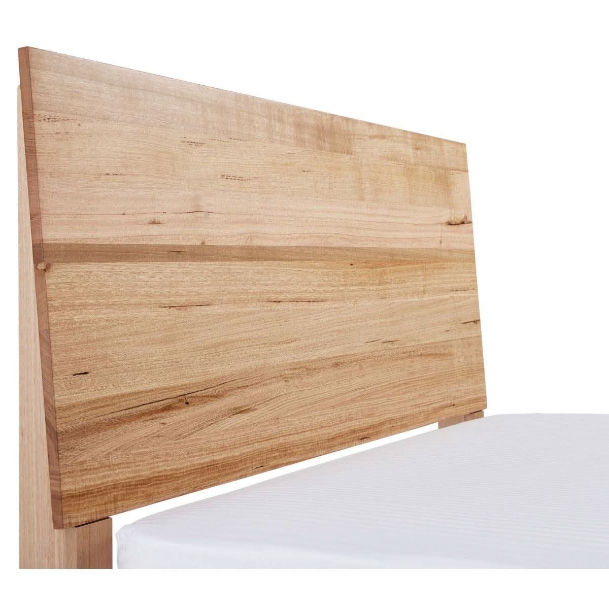 GRANVILLE SOLID TASSIE OAK QUEEN SIZE BED SATIN (SEMI GLOSS) - MyChocolateWood