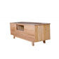 GRANVILLE SOLID TASSIE OAK TV UNIT WITH 2 DOORS & 1 DRAWER 145CM - MyChocolateWood