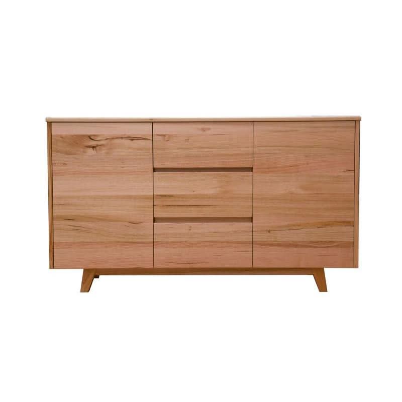 GRANVILLE TASSIE OAK BUFFET/SIDEBOARD 2 DOORS & 3 DRAWERS NATURAL - MyChocolateWood