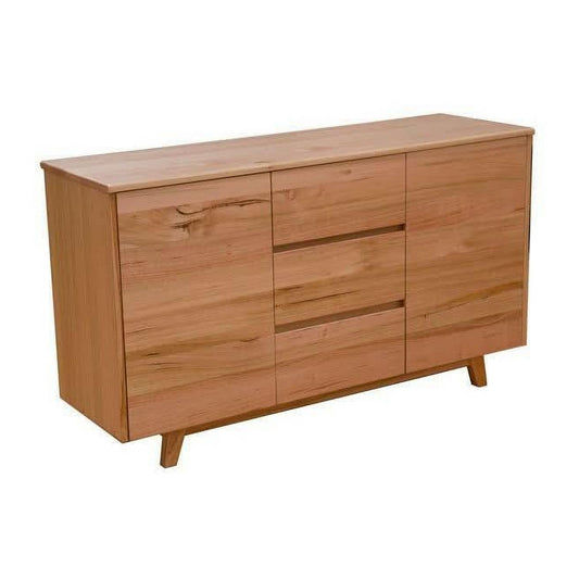 GRANVILLE TASSIE OAK BUFFET/SIDEBOARD 2 DOORS & 3 DRAWERS NATURAL