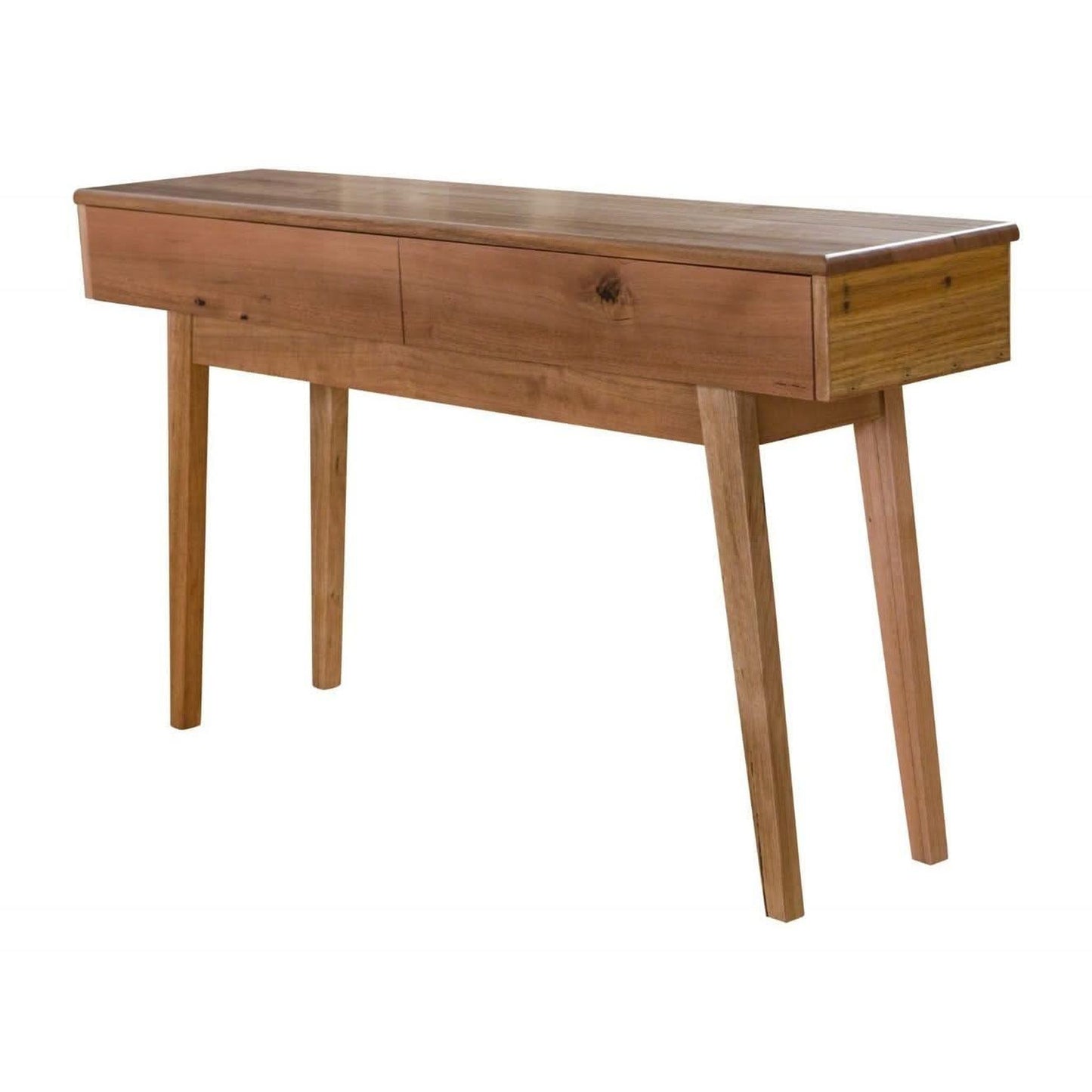 GRANVILLE TASSIE OAK CONSOLE TABLE/HALL TABLE WITH 2 DRAWERS