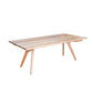 GRANVILLE TASSIE OAK RECTANGULAR DINING TABLE 180CM - MyChocolateWood