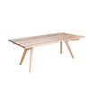GRANVILLE TASSIE OAK RECTANGULAR DINING TABLE 180CM - MyChocolateWood