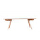GRANVILLE TASSIE OAK RECTANGULAR DINING TABLE 180CM - MyChocolateWood