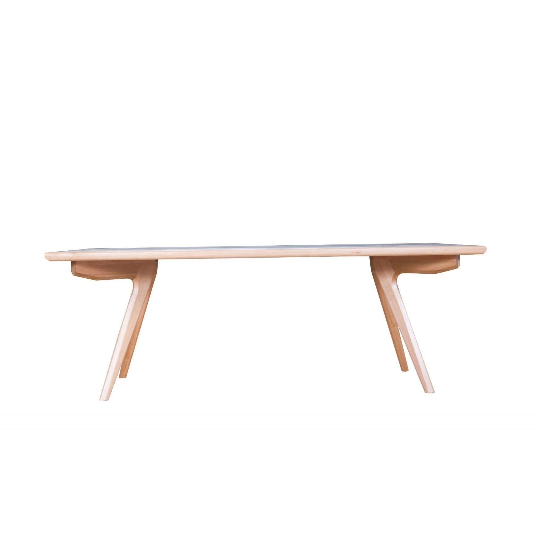 GRANVILLE TASSIE OAK RECTANGULAR DINING TABLE 180CM - MyChocolateWood