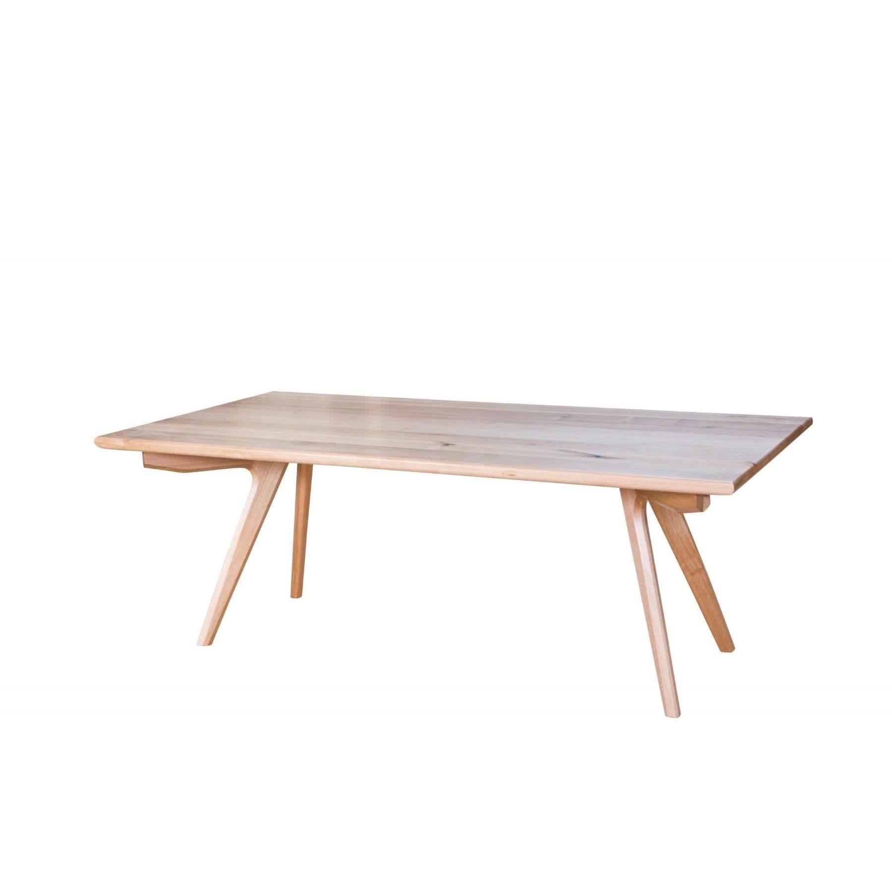 GRANVILLE TASSIE OAK RECTANGULAR DINING TABLE 180CM - MyChocolateWood