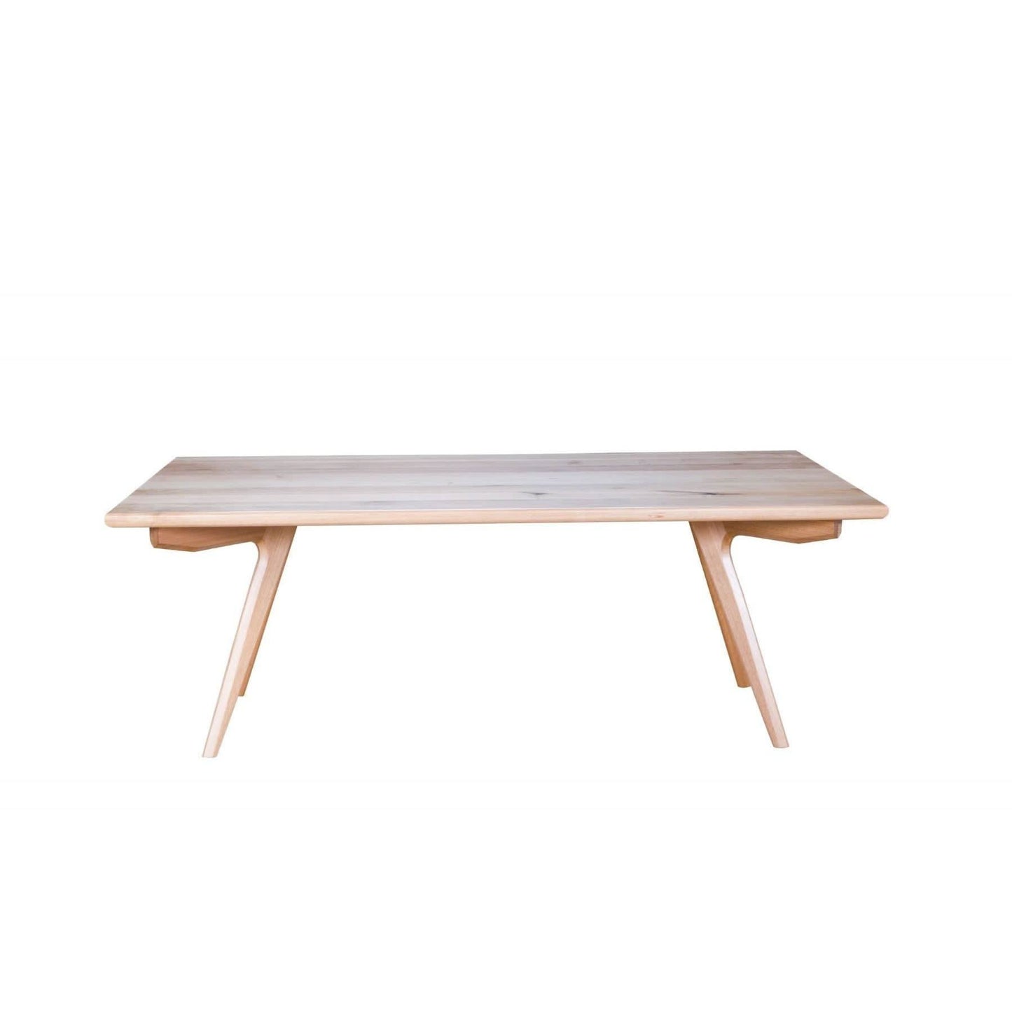 Granville Solid Tassie Oak Rectangular Dining Table 240cm - Chocolate Wood