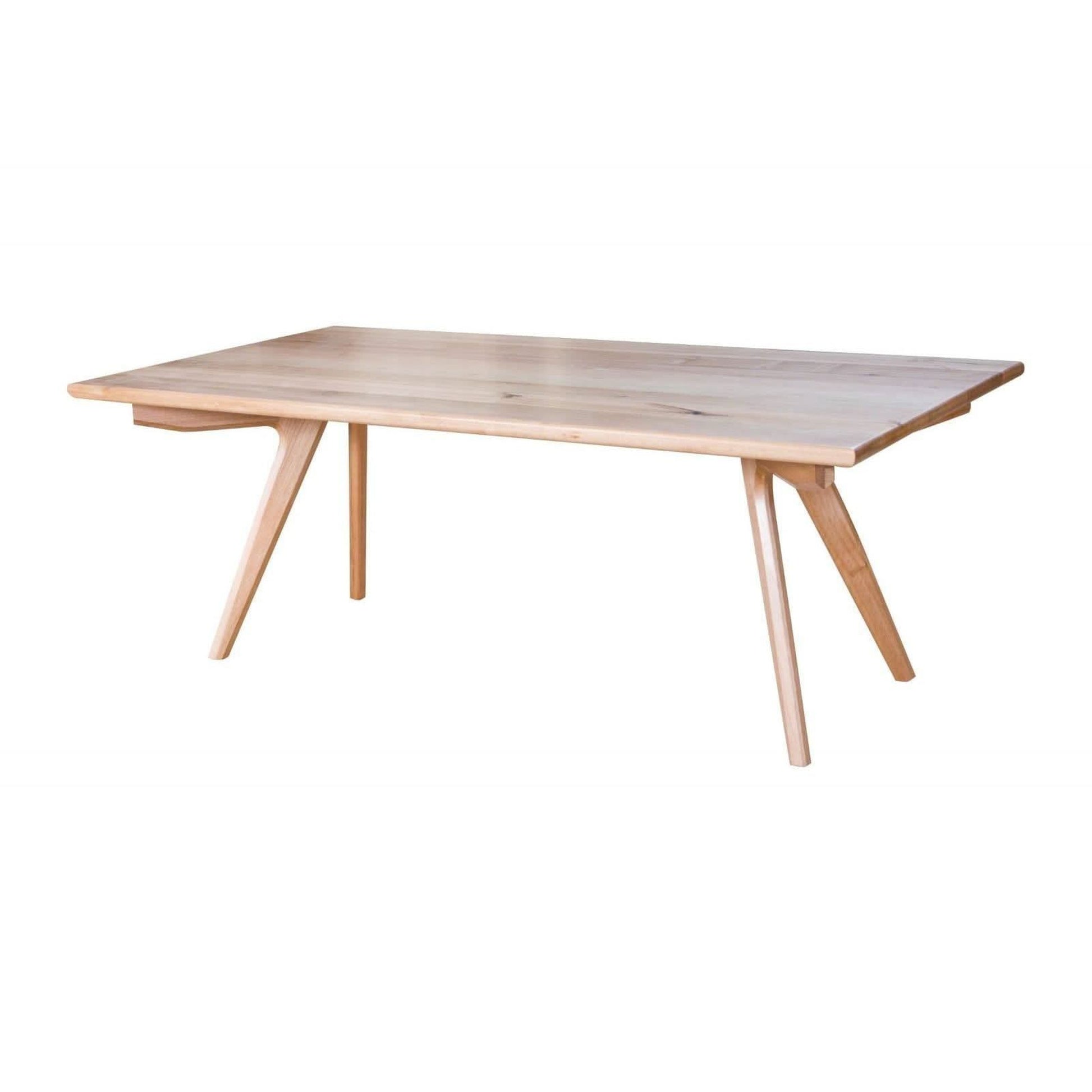 Granville Solid Tassie Oak Rectangular Dining Table 240cm - Chocolate Wood