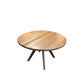 GRANVILLE TASSIE OAK ROUND DINING TABLE 130CM DIAMETER - MyChocolateWood