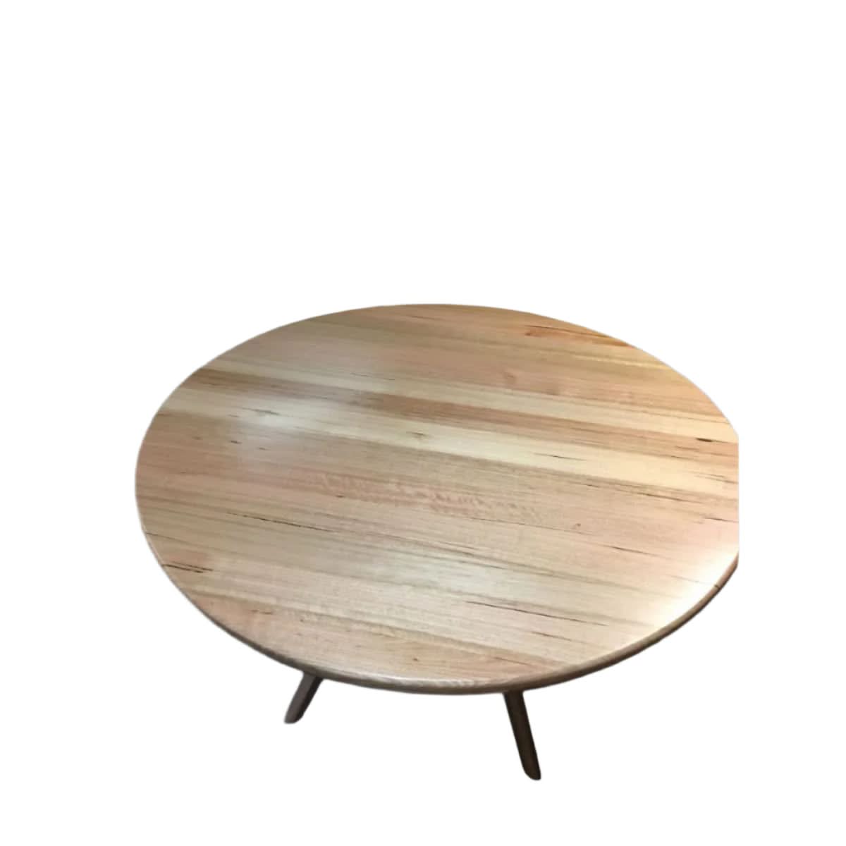 GRANVILLE TASSIE OAK ROUND DINING TABLE 130CM DIAMETER