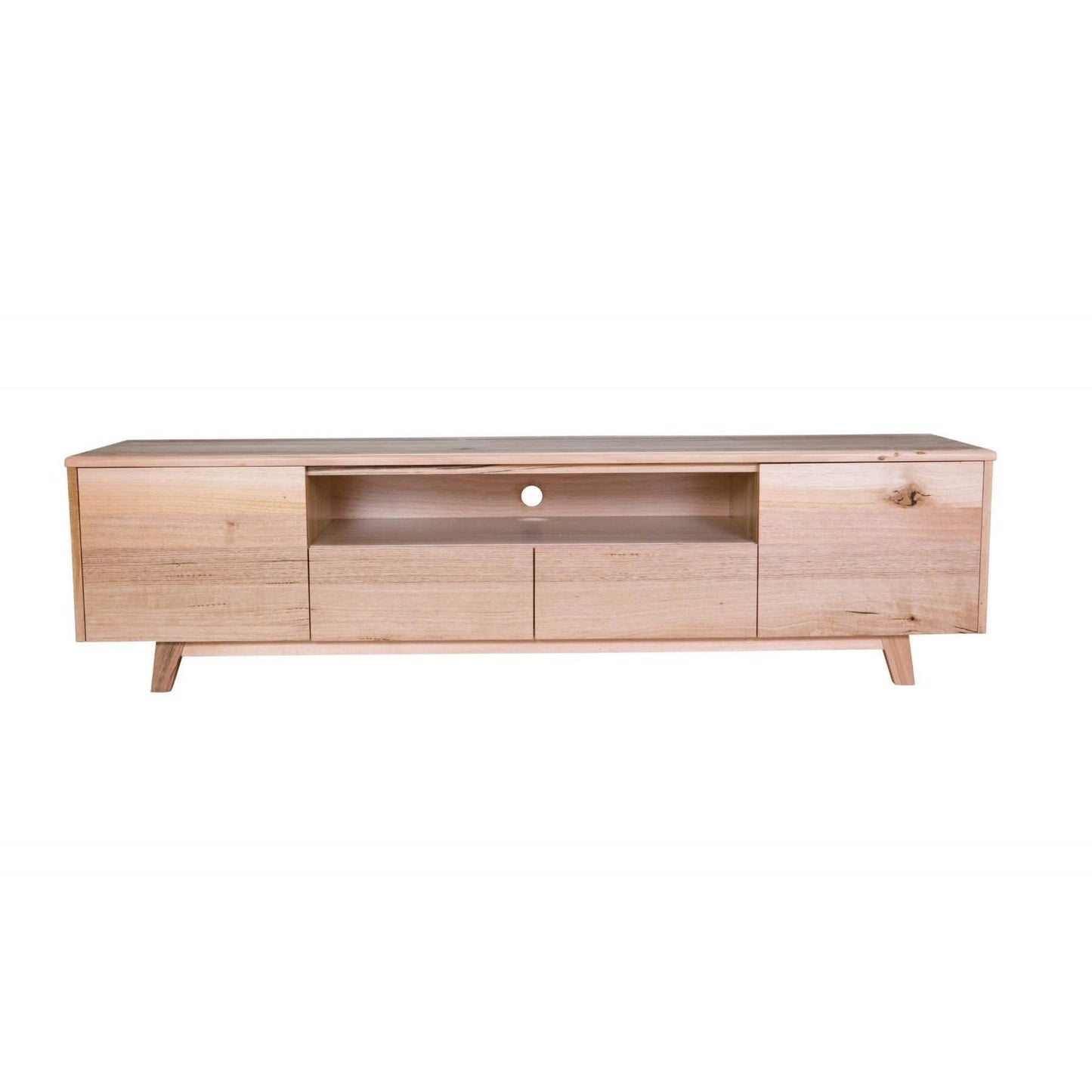 GRANVILLE TASSIE OAK TV UNIT 194CM WITH 2 DOORS & 2 DRAWERS