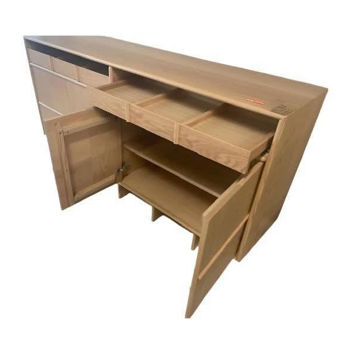GYMEA AMERICAN OAK BUFFET 4 DOORS & 2 DRAWERS - FLOOR STOCK CLEARANCE
