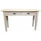 HAMPTON GREYWASHED OAK HALL TABLECONSOLE 140CM - MyChocolateWood