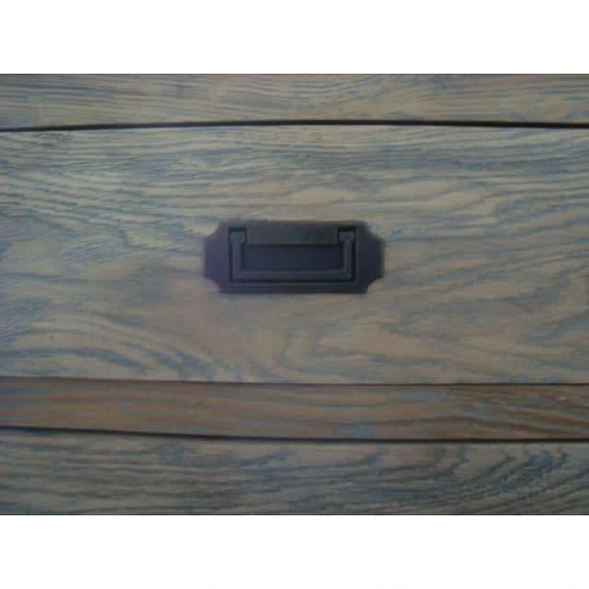Hampton Greywashed Oak TV / Entertainment Unit 180cm - Chocolate Wood