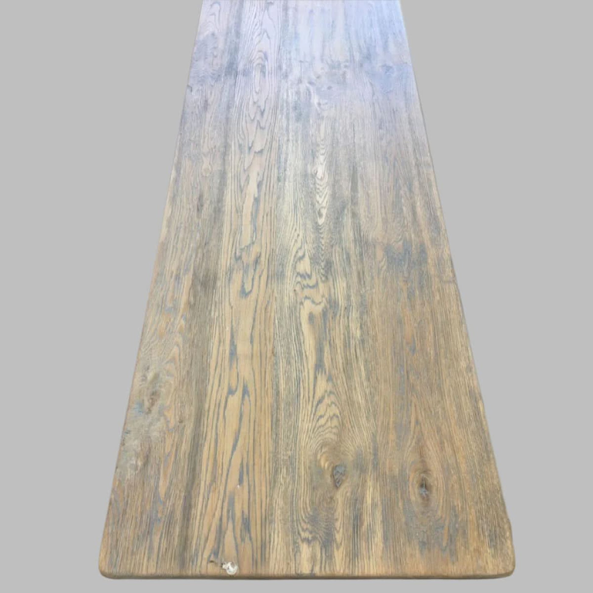 Hampton Greywashed Oak TV / Entertainment Unit 180cm - Chocolate Wood