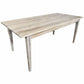HAMPTONS STYLE DINING TABLE IN WHITEWASHED OAK 150CM - MyChocolateWood