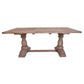 HARLOW PARQUET RECLAIMED ELM DINING TABLE WITH PEDESTAL BASE 200CM - MyChocolateWood