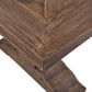 Harlow Parquet Reclaimed Elm Dining Table 250cm - Chocolate Wood